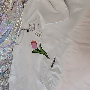 ZARA JOIN LIFE T SHIRT SIZE MEDIUM